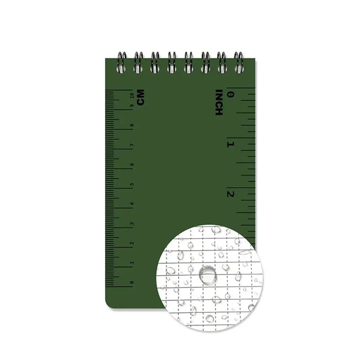 Weatherproof Top Spiral Memo Notebook, view 2