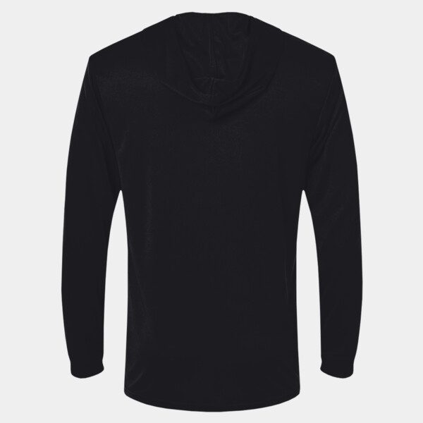 American Apparel Unisex Sueded Long Sleeve Hooded Tee, view 2
